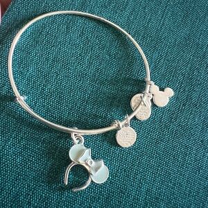 Alex and Ani Silver Bracelet with Minnie Ear Charm, GUC, OS